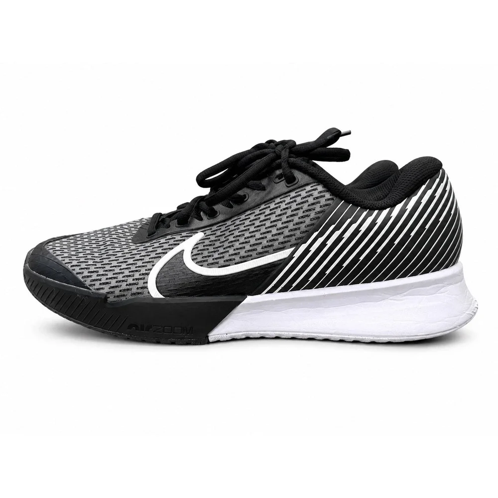 Nike Court Air Zoom Vapor Pro Men's Black White Tennis Shoes Size 7.5